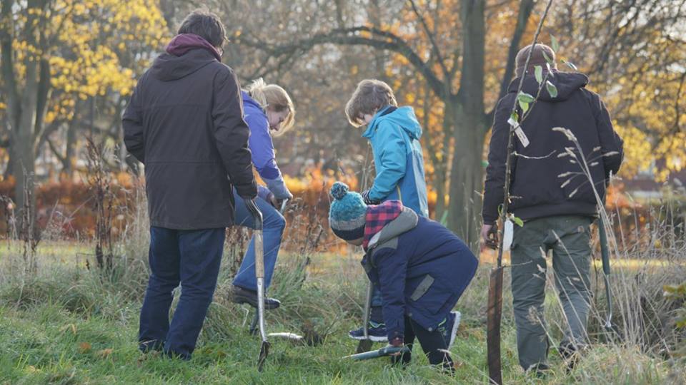 Nuns Moor Park Tree Planting Nov 16